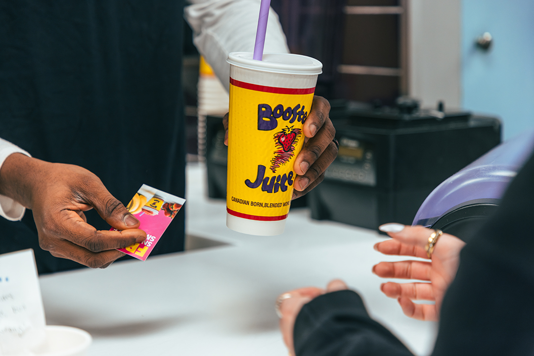 Booster Juice and gift card